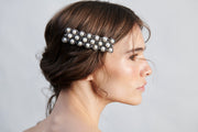 NAZAN Silver & Pearl Hair Jewellery