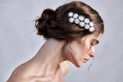 GRACE Silver & Pearl Hair Jewellery